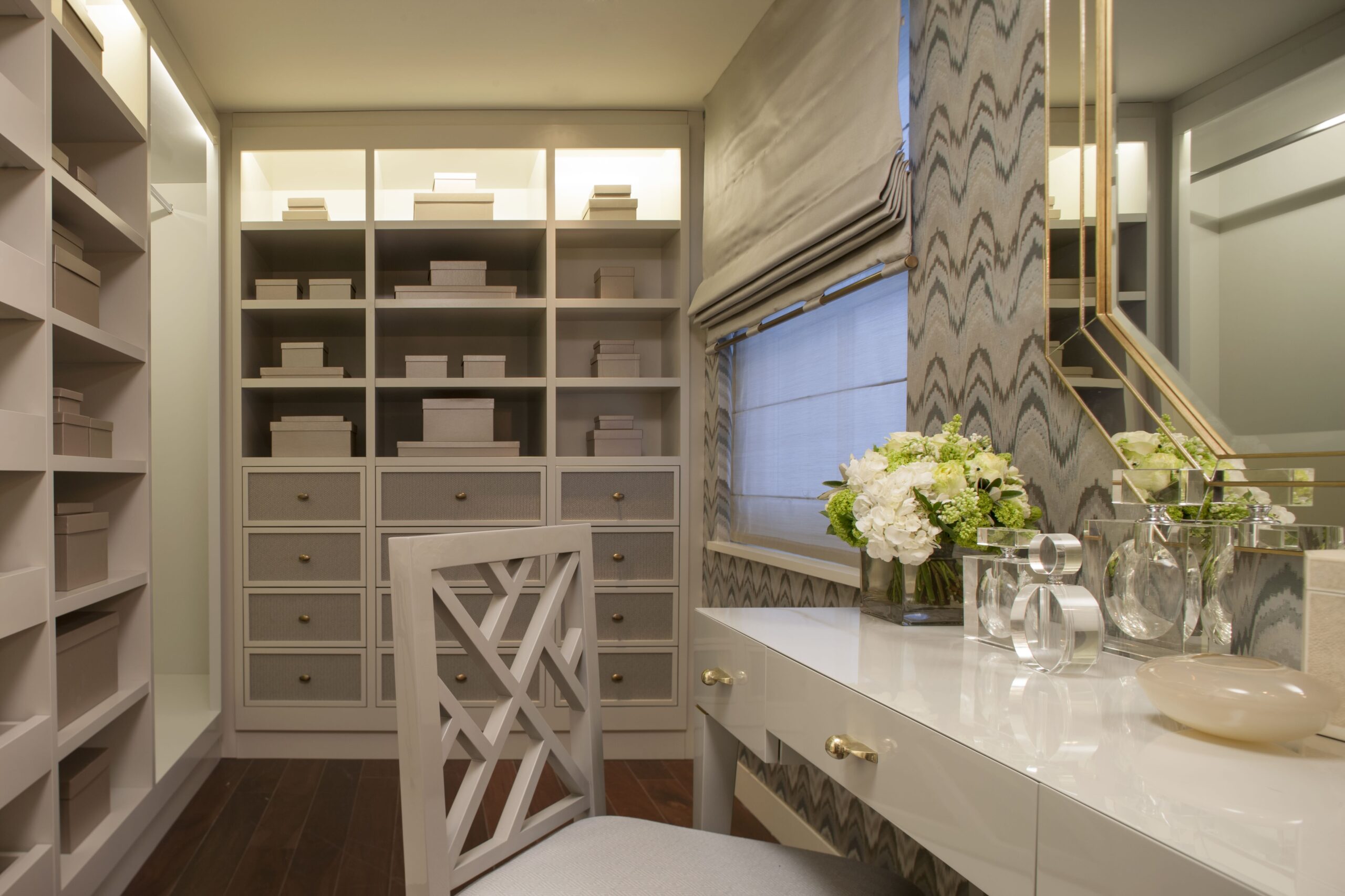 walk-in-closet-built-in-shelving-drawers-storage-boxes-vanity-table-mirror-11